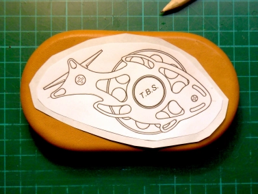 Copying the drawing with transfer paper Copying the drawing with transfer paper